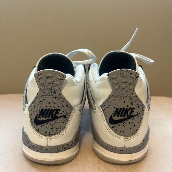 Retro Jordan 4 Cement Remastered Kids Size 11.5C - Picture 5 of 8